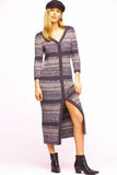 Free People Black Cozy Up Cardigan Dress