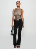 Warm Honey Top Leopard
