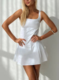 Songs Of Summer Mini Dress White