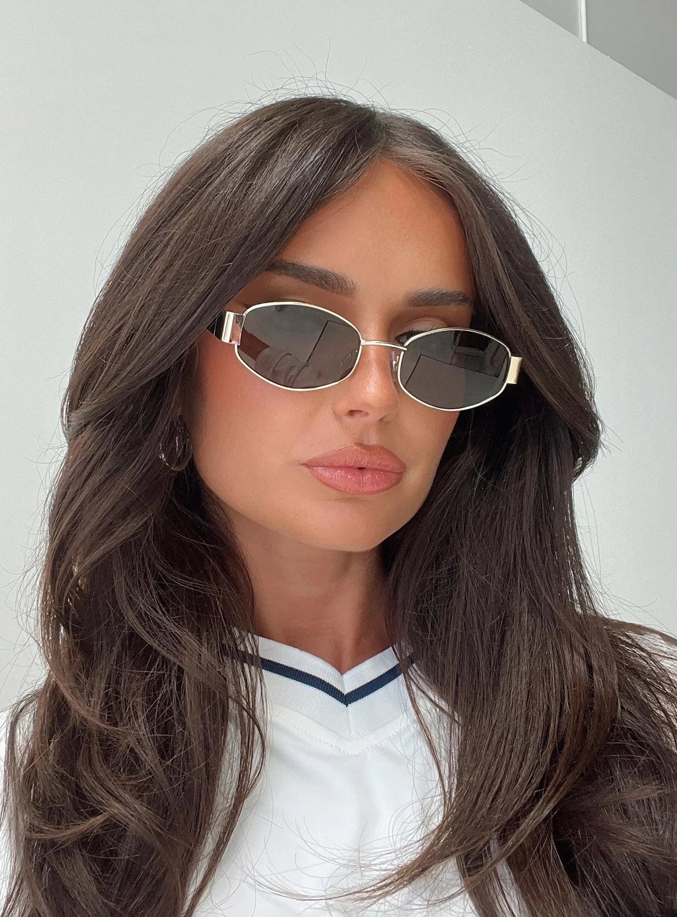 Since New York Sunglasses Gold Brown