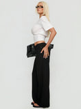 Pedra Wide Leg Pant Black