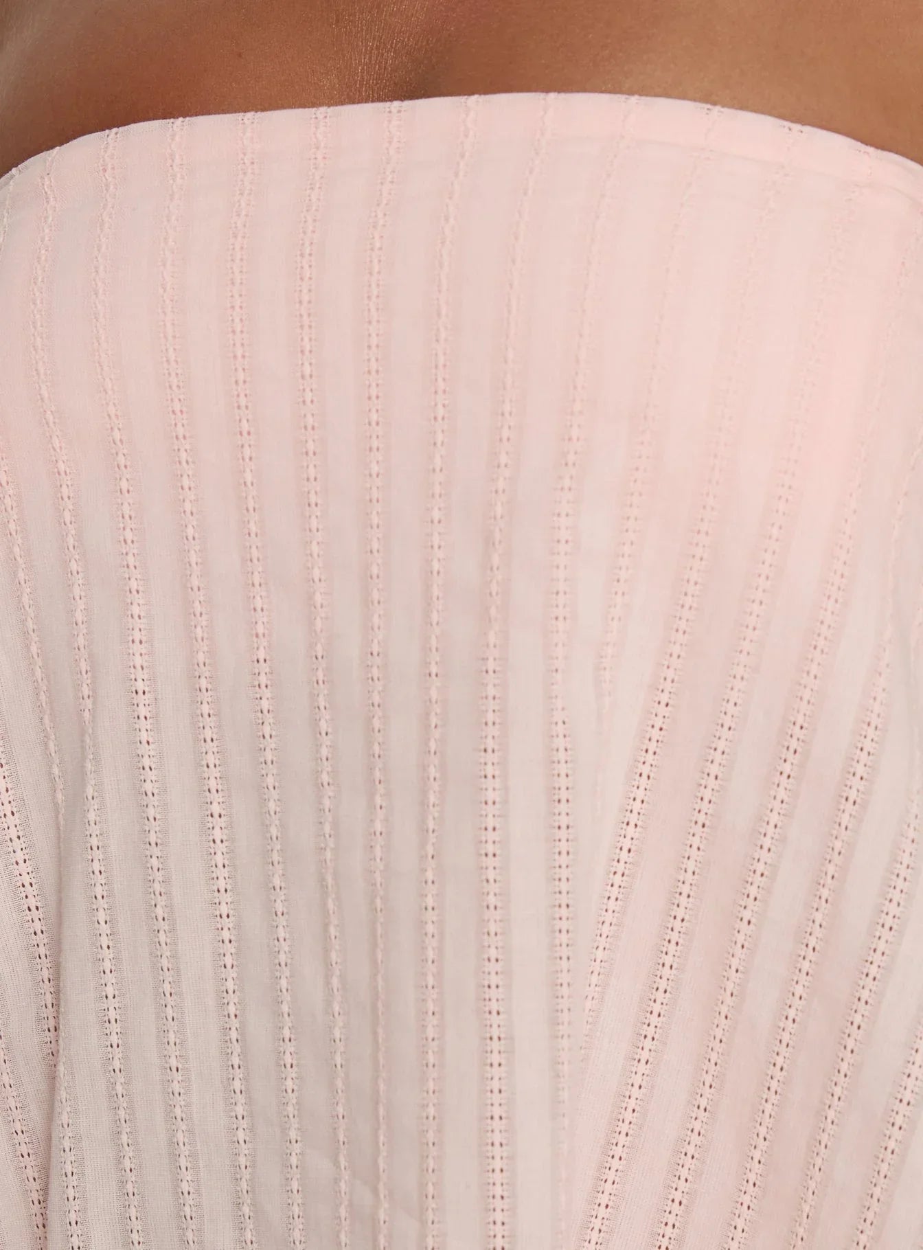 Gypsea Strapless Swing Mini Dress Light Pink