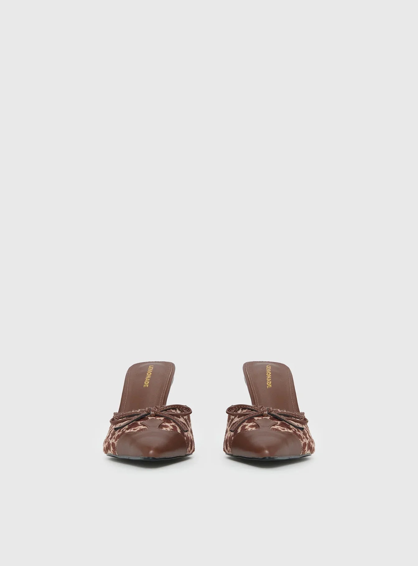 Boardroom Pointed Toe Heels Caramel Cow
