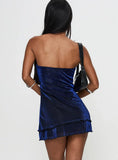 Carette Strapless Mini Dress Navy