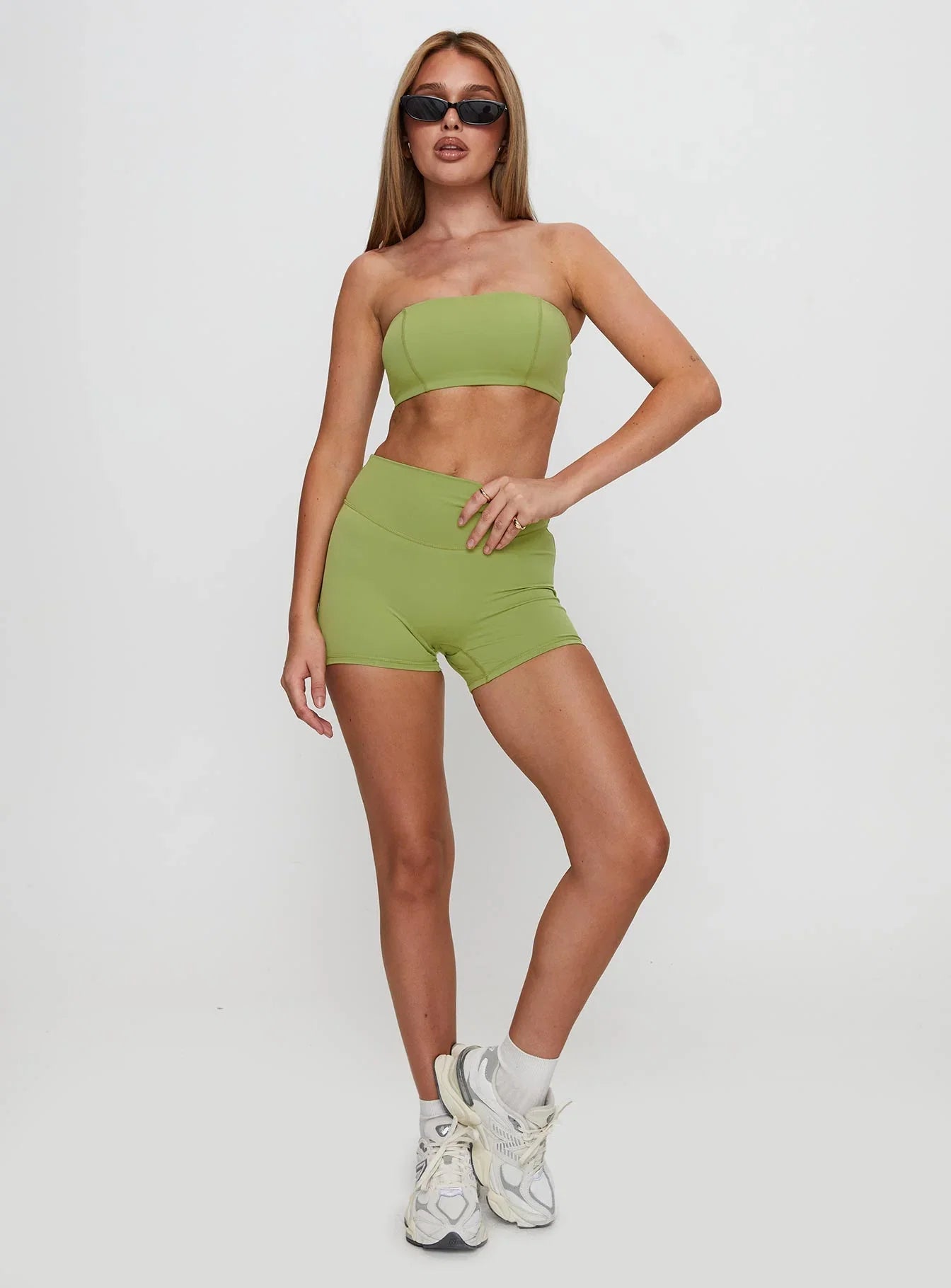 End Goal Active Bandeau Top Green
