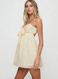 Granno Mini Dress Lemon