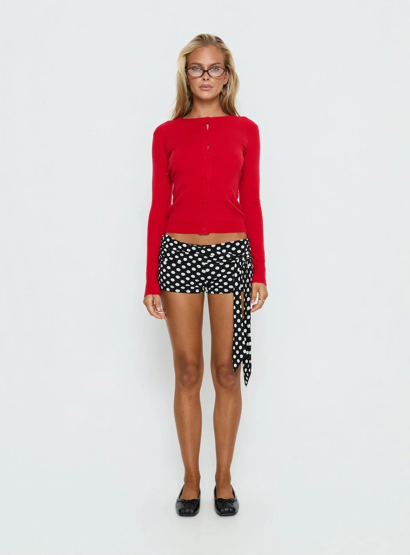 Lauraine Cardigan Red