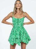 Barrett Mini Dress Green White