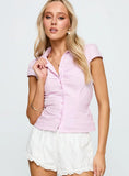 Arianwyn Short Sleeve Shirt Pink