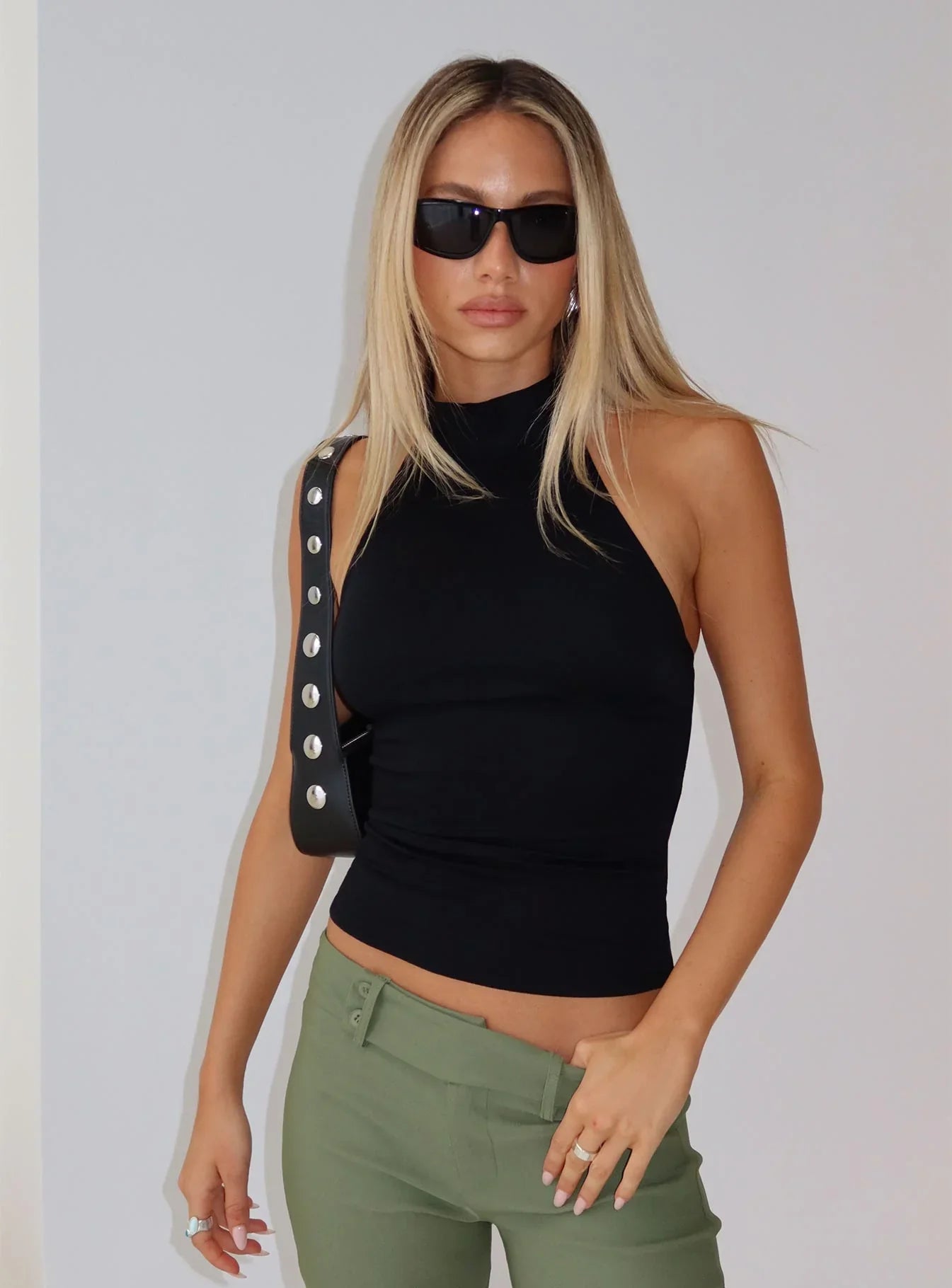 Merril Halter Top Black