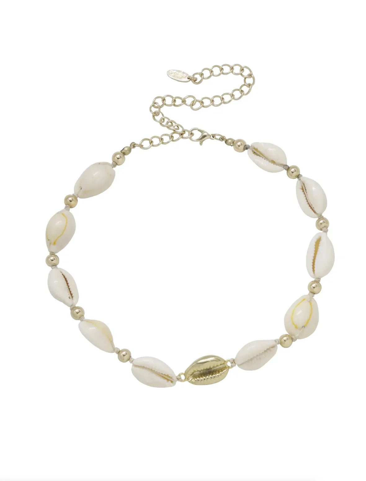 Ettika Cowrie Shell Choker Necklace