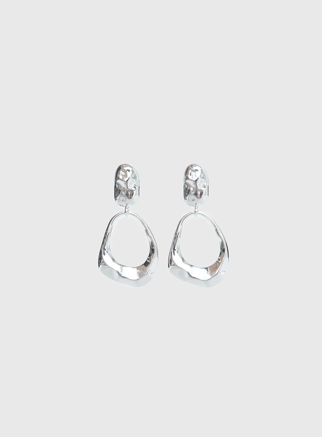 Whirl Earrings Silver