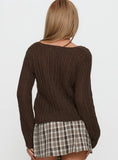 Lenker Knit Sweater Brown