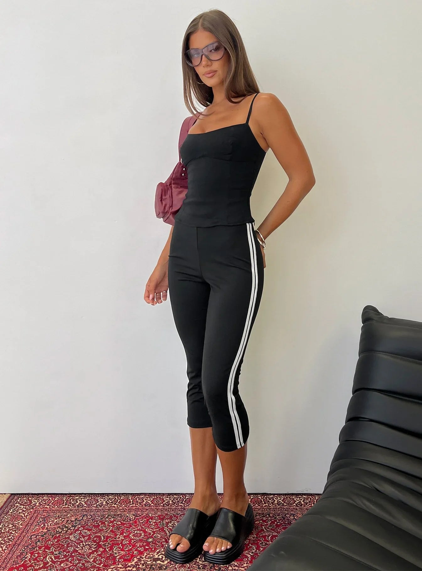 Jobey Capri Pants Black