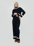 Montenegro Knit Pants Black Cream