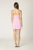 Isla Pink Strapless Mini Dress