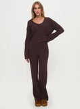 Pillows Knit Set Brown