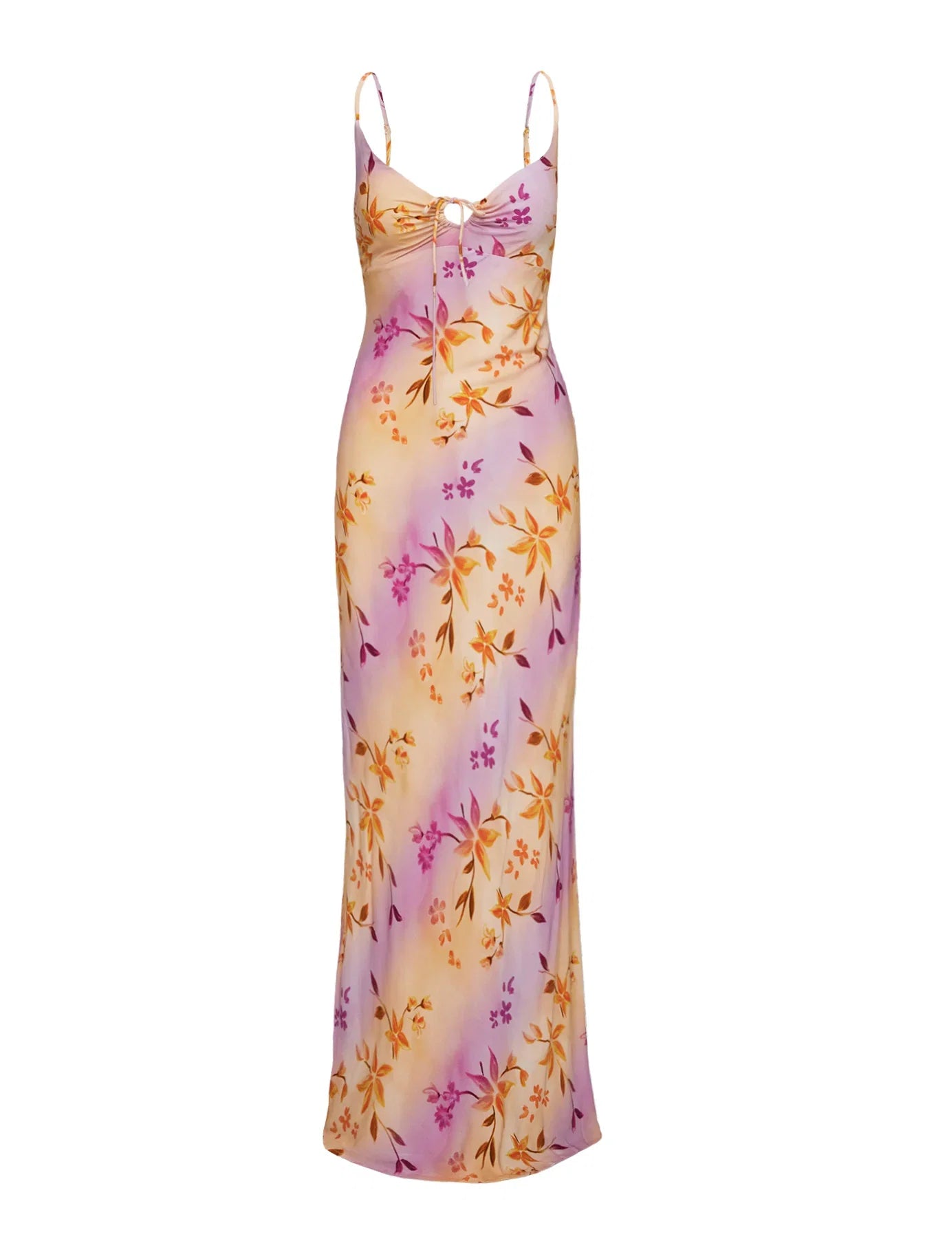 Lauraline Maxi Dress Pink Floral