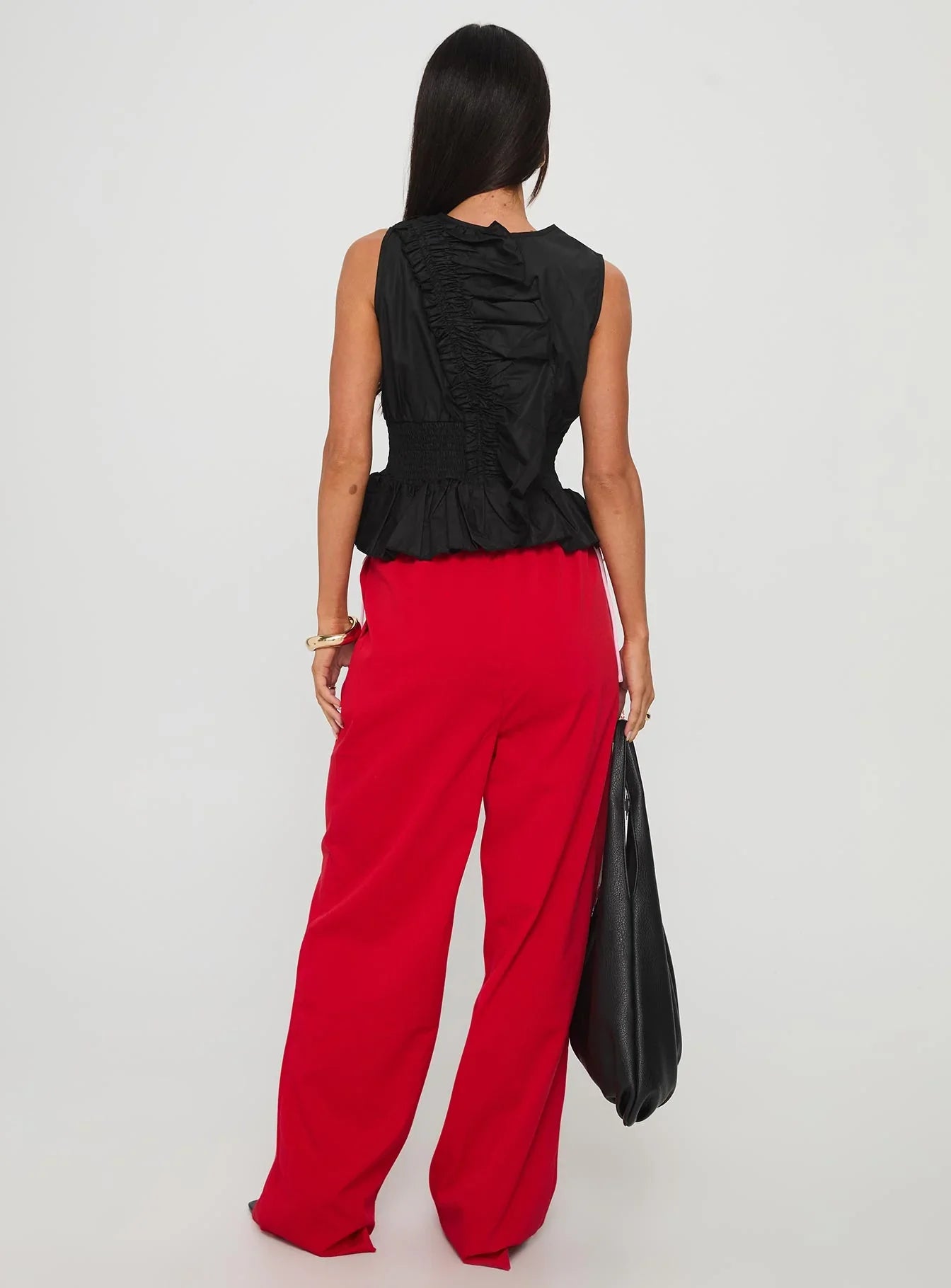 Sweet As Sugar Bow Pants Red Pink