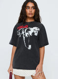 Blondie Vintage Oversized Graphic Tee Black