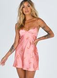 Stargazing Mini Dress Pink Floral