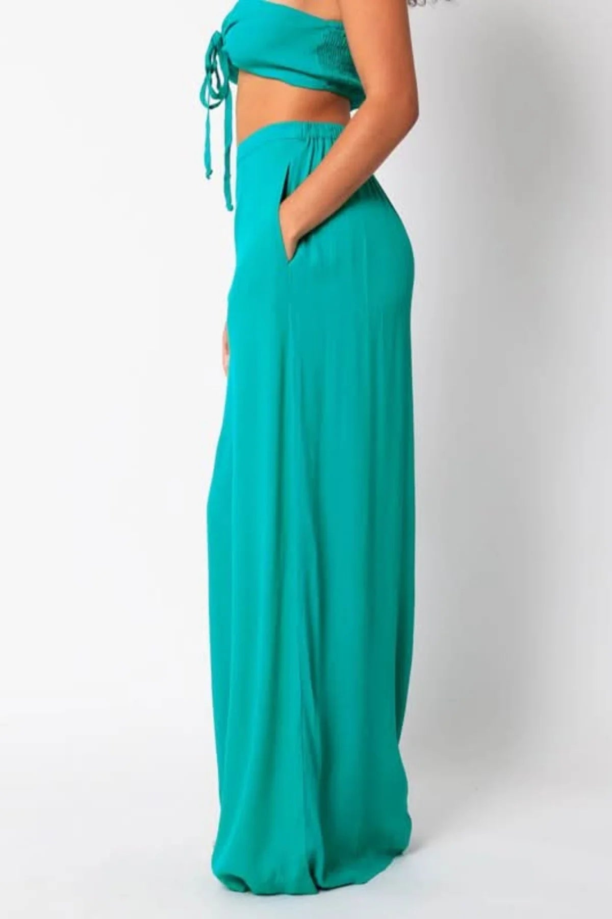 Fira Green Two Piece Jumpsuit