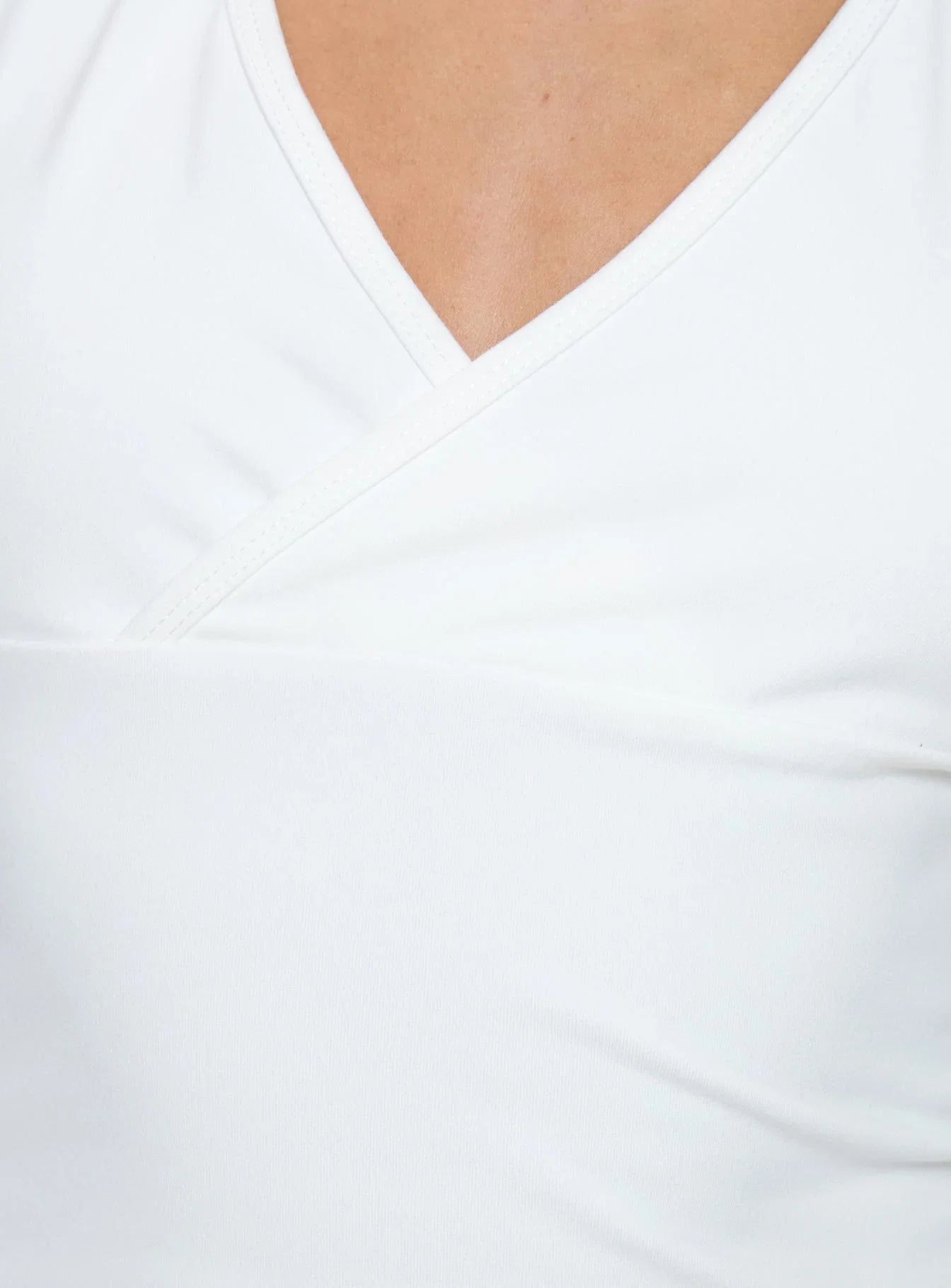 Stand By Halter Top White