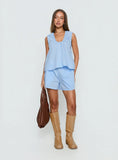 Carambola Mid Rise Shorts Blue