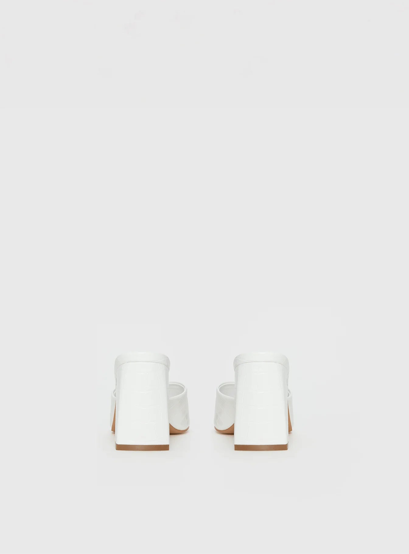 Sunset Boulevard Heels White