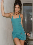 Armonia Mini Dress Teal Petite