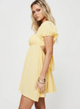 Lets Dance Mini Dress Yellow