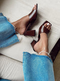 Sunset Boulevard Heels Chocolate Brown
