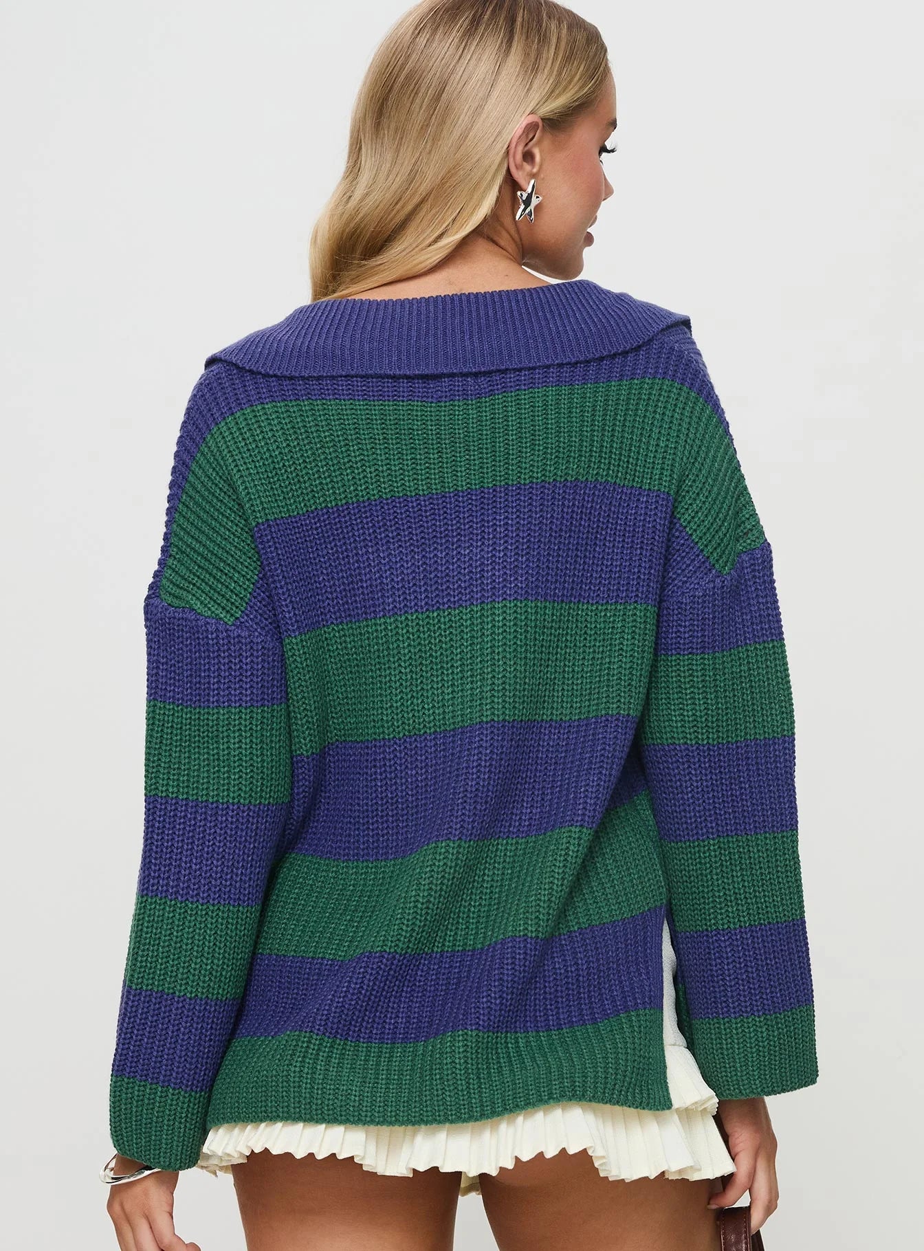 Olivah Jumper Blue Green