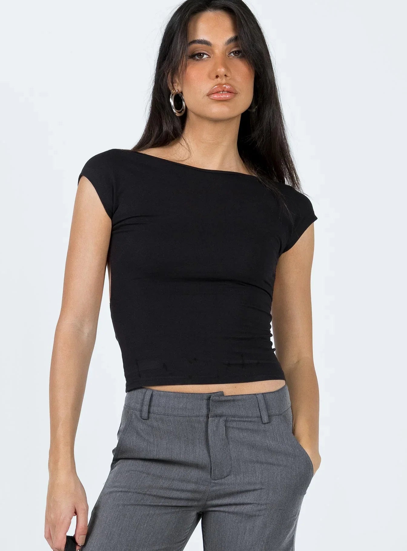 Rosalinda Top Black Lower Impact