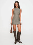 Yumiko Romper Green Stripe Tall
