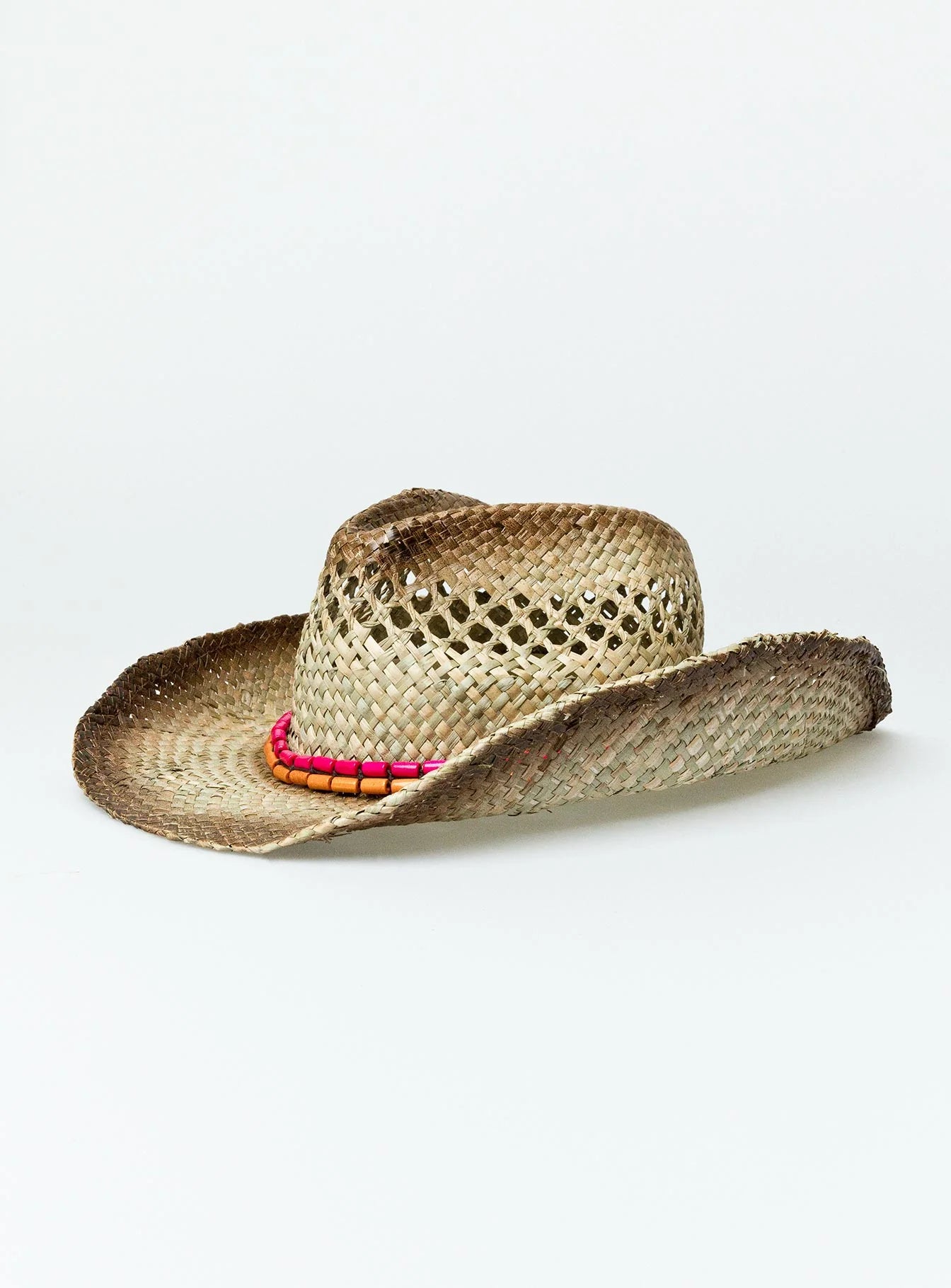 Hayward Cowboy Hat Brown Pink