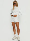 Rozanna 1 4 Zip Jumper Grey Marle