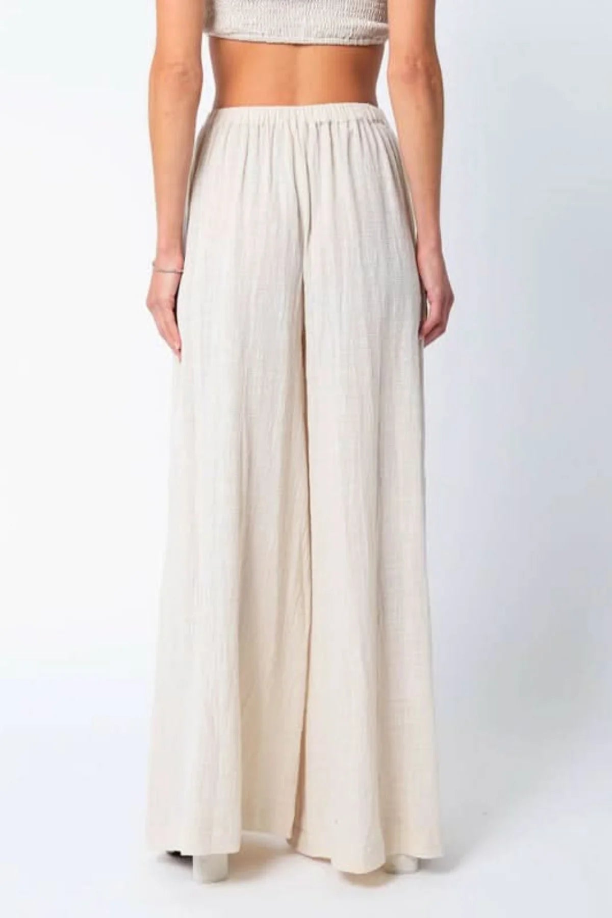 Fira Beige Two Piece Jumpsuit