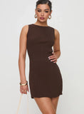 Mayok Mini Dress Brown