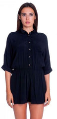 Republic Black Shirt Romper