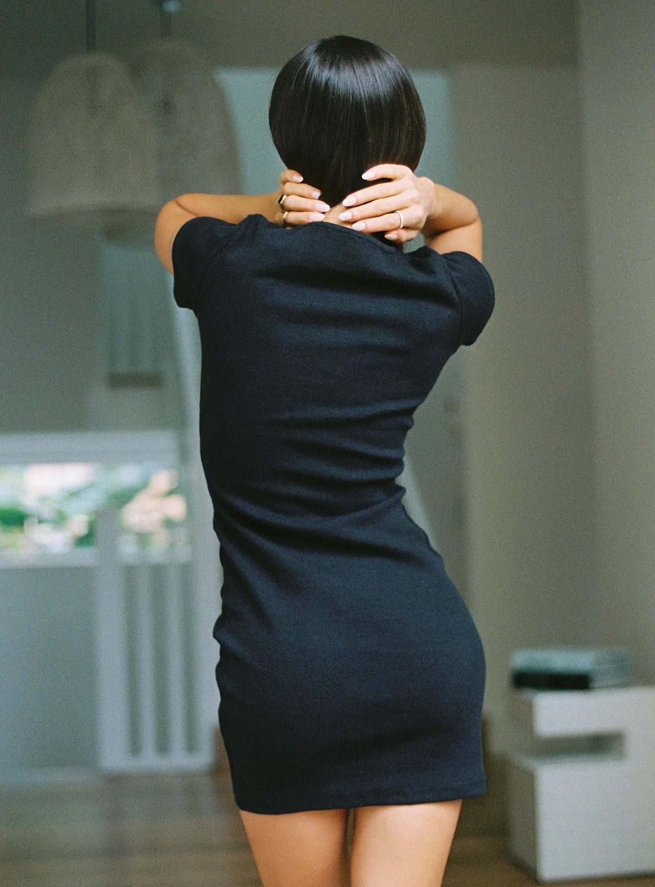 Classic Mini Dress Black