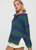Olivah Jumper Blue Green