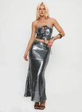 Kalokairi Cut Out Maxi Skirt Black