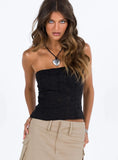 Parle Anglais Top Black