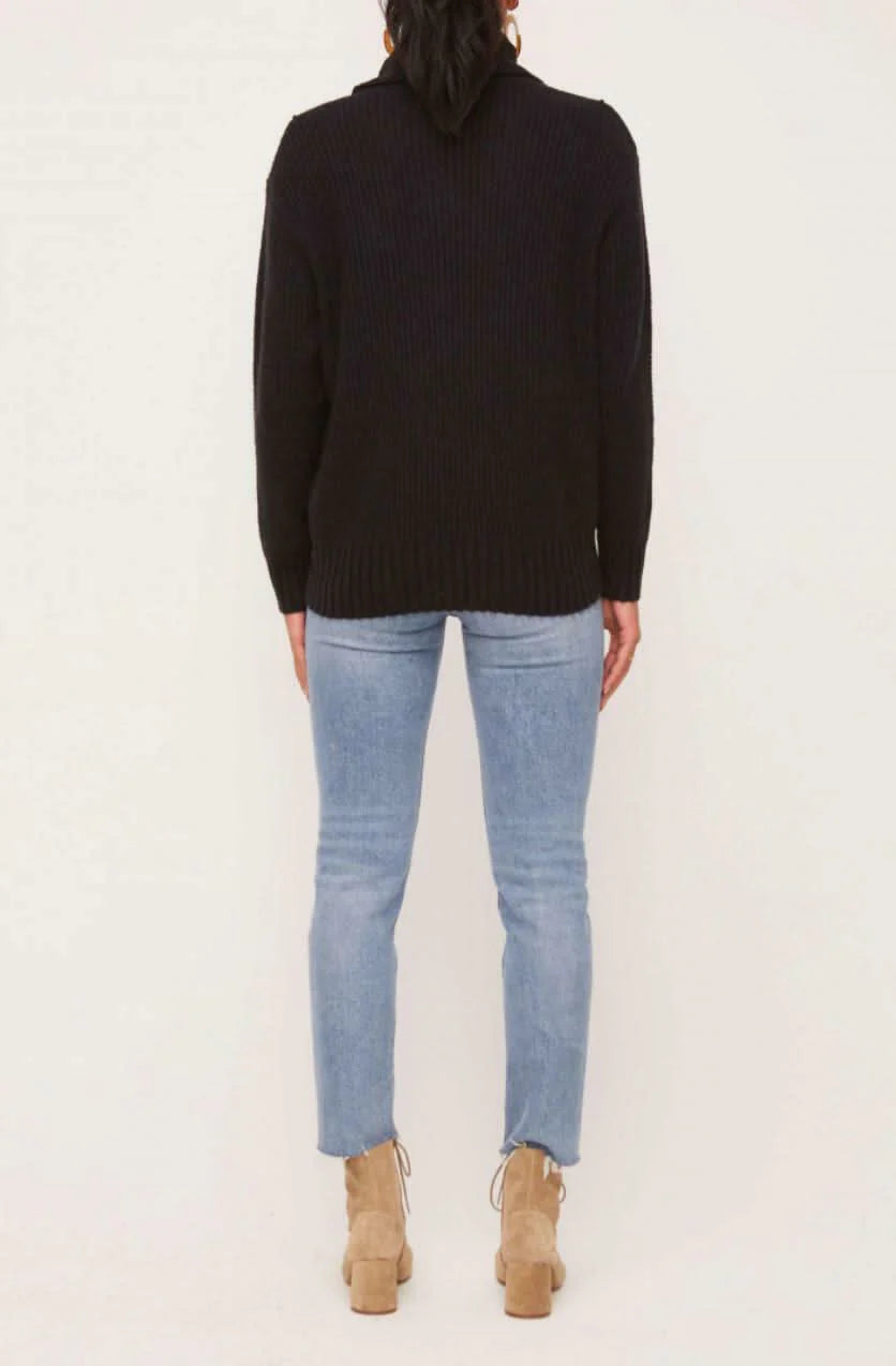 Joel Black Cowl Neck Sweater