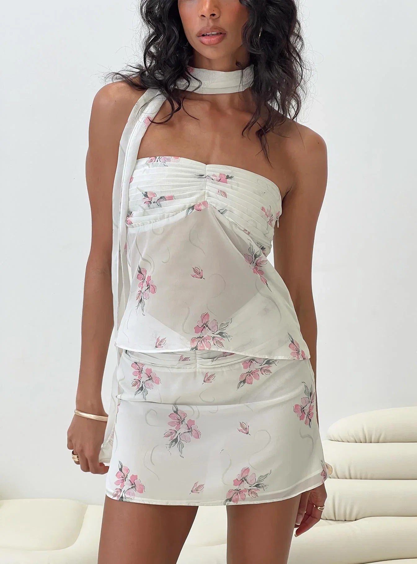 Perrin Mini Skirt Cream