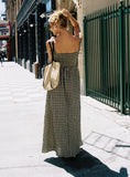 Cartmel Check Maxi Dress Black Cream Tall