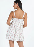 Vance Mini Dress Pink Floral