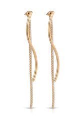 Ettika Spin Around Linear Dangle Earrings