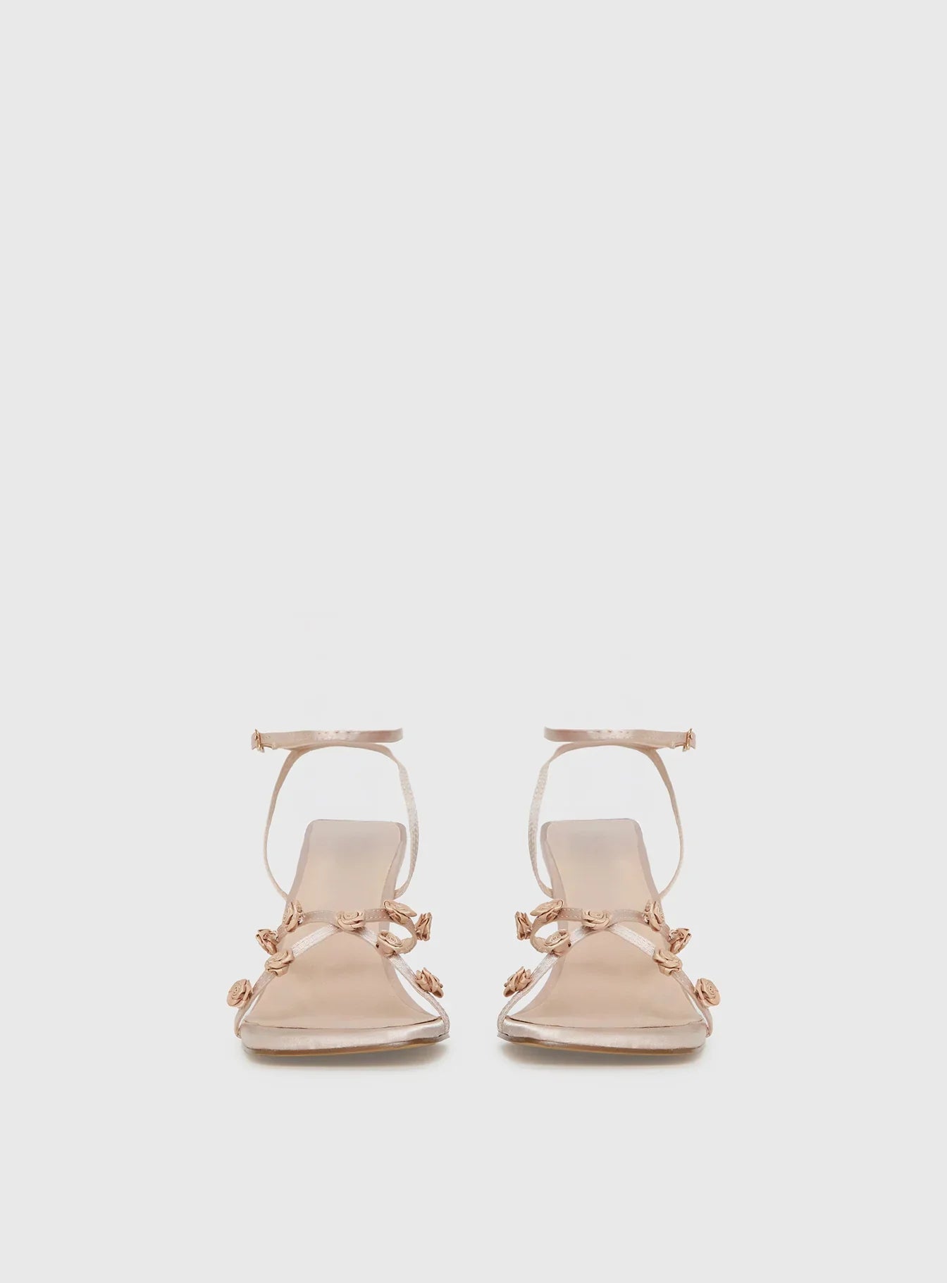 Billini Brynlee Heels Champagne Satin